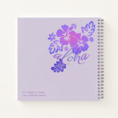 Aloha Hawaii Hibiscus-Notitieboek Notitieboek (Achterkant)