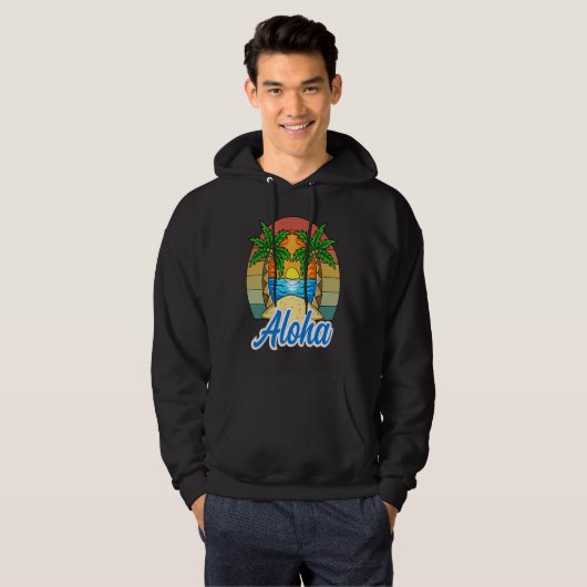 Aloha Hawaii Hoodie (Voorkant volledig)