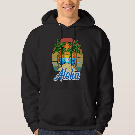 Aloha Hawaii Hoodie (Voorkant)