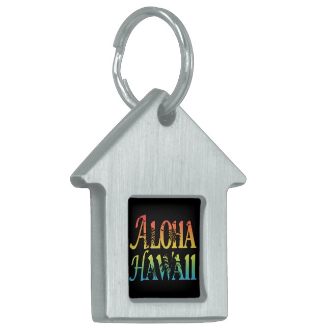 Aloha Hawaii Huisdieren Naamplaatje (Voorkant Links)