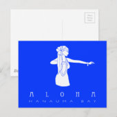 Aloha Hawaii Hula Dancer Briefkaart (Voorkant / Achterkant)