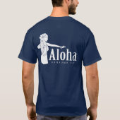 Aloha Hawaii Hula Dancer T-shirt (Achterkant)
