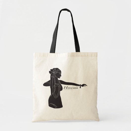 Aloha Hawaii Hula Dancer Tote Bag (Voorkant)