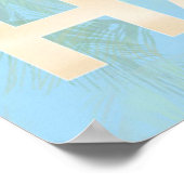 Aloha Hawaii Island Beach Poster (Hoek)
