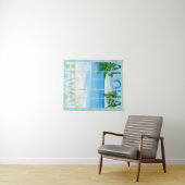 Aloha Hawaii Island Beach Wandkleed (In Situ (horizontaal))