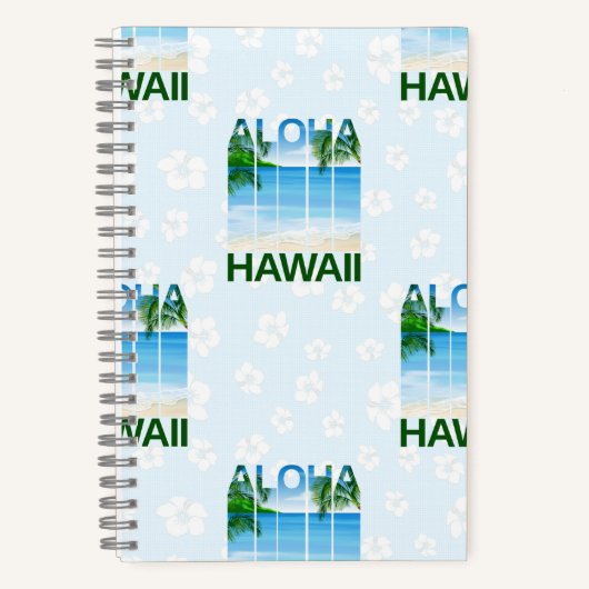 Aloha Hawaii Island Summer Beach Notitieboek (Voorkant)