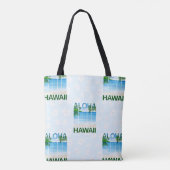 Aloha Hawaii Island Summer Beach Tote Bag (Achterkant)