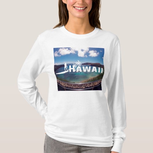 Aloha Hawaii Islands Stand Up Paddling T-shirt (Voorkant)