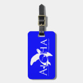 Aloha Hawaii Islands Turtle Bagagelabel (Voorkant verticaal)