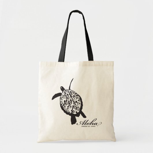 Aloha Hawaii Islands Turtle Tote Bag (Voorkant)