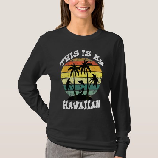 Aloha Hawaii komt overeen met Hawaiian outfits voo T-shirt (Voorkant)