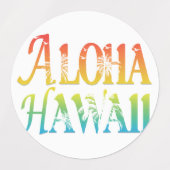 Aloha Hawaii Labels (Design 1)