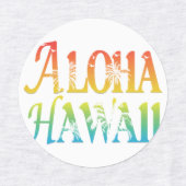 Aloha Hawaii Labels (Design 1)