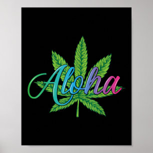 Aloha Hawaii Leaf van het eiland - Aloha Spirit Poster
