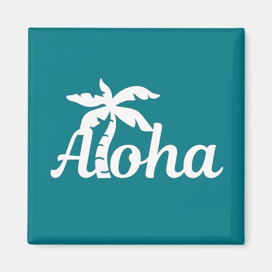 Aloha Hawaii Magneet (Voorkant)