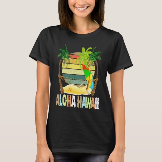 Aloha Hawaii matching Hawaiian outfits for the fam T-shirt (Voorkant)