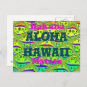 Aloha Hawaii Met liefde voor Hawaii Hakuna Matata Briefkaart (Voorkant / Achterkant)