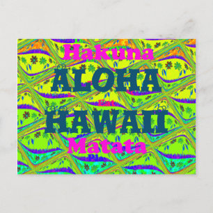 Aloha Hawaii Met liefde voor Hawaii Hakuna Matata Briefkaart