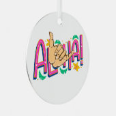 Aloha Hawaii Ornament (Voorkant Rechts)