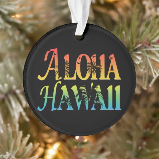 Aloha Hawaii Ornament (Boom)