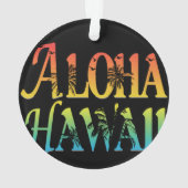 Aloha Hawaii Ornament (achterkant)