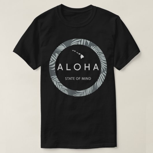 Aloha Hawaii Palm Tree Feel the Aloha Hawaiian Sp T-shirt (Design voorkant)