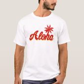 Aloha Hawaii Palm Tree t-shirt (Voorkant)