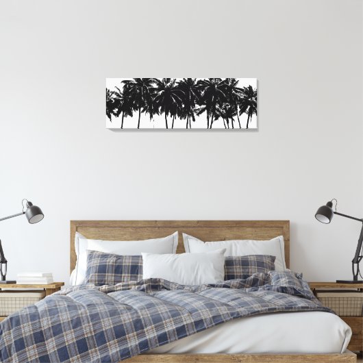 Aloha Hawaii Palm Trees Tropics Travel Canvas Afdruk (Insitu (Slaapkamer))