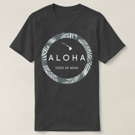Aloha Hawaii Palm TreeVoel de Aloha Hawaiian Spir T-shirt (Design voorkant)