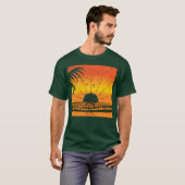 Aloha Hawaii palmvogels zon grappig T-shirt (Voorkant volledig)