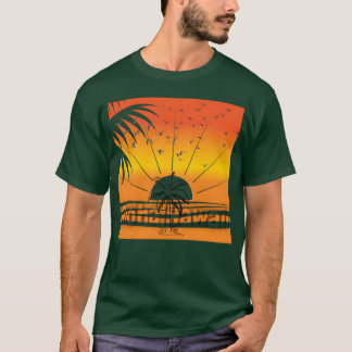 Aloha Hawaii palmvogels zon grappig T-shirt