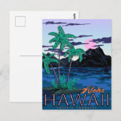 Aloha Hawaii, paradijs in de stille oceaan, , reiz Briefkaart (Voorkant / Achterkant)