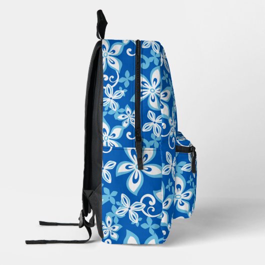 ALOHA HAWAII PATROON IN BLAUW x 2 Bedrukte Rugzak (Links)
