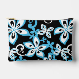 ALOHA HAWAII PATROON IN ZWART/BLAUW ETUI