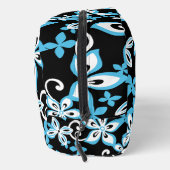 ALOHA HAWAII PATROON IN ZWART/BLAUW TOILETTASJE (Rechts)