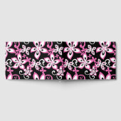 ALOHA HAWAII PATROON IN ZWART EN ROZE GASTENBOEK (Volledig)