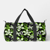 ALOHA HAWAII PATROON IN ZWART/LIMOEN PLUNJEZAK (Voorkant)