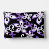 ALOHA HAWAII PATROON IN ZWART/PAARSE ETUI (Achterkant)