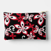 ALOHA HAWAII PATROON IN ZWART/ROOD ETUI (Achterkant)