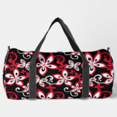 ALOHA HAWAII PATROON IN ZWART/ROOD PLUNJEZAK (Voorkant)