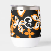 ALOHA HAWAII PATROON IN ZWART/SINAASAPPEL (Rechts)