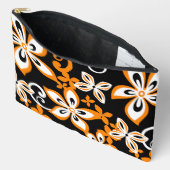 ALOHA HAWAII PATROON IN ZWART/SINAASAPPEL ETUI (Open)