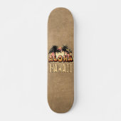 Aloha Hawaii Persoonlijk Skateboard (Voorkant)