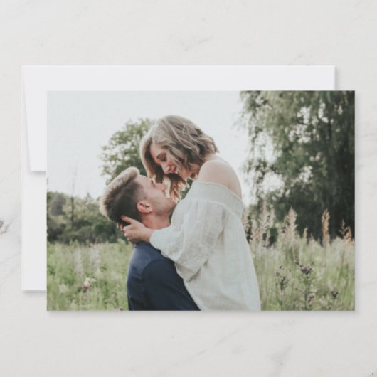 Aloha Hawaii Photo Beach Wedding Save the Date (Achterkant)