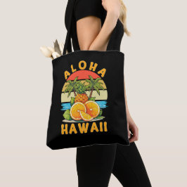 Aloha Hawaii Pineappel Tote Bag