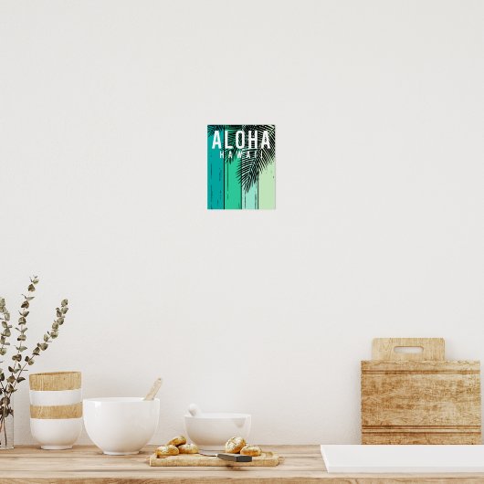 Aloha hawaii poster (Keuken)
