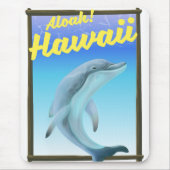 Aloha! Hawaii! Reisposter Dolphin Muismat (Voorkant)