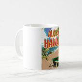 Aloha Hawaii Reisposter Koffiemok (Voorkant links)