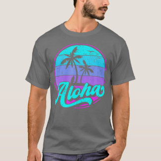 Aloha Hawaii Retro  Sunset T-shirt
