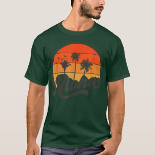 Aloha Hawaii Retro Sunset T-shirt